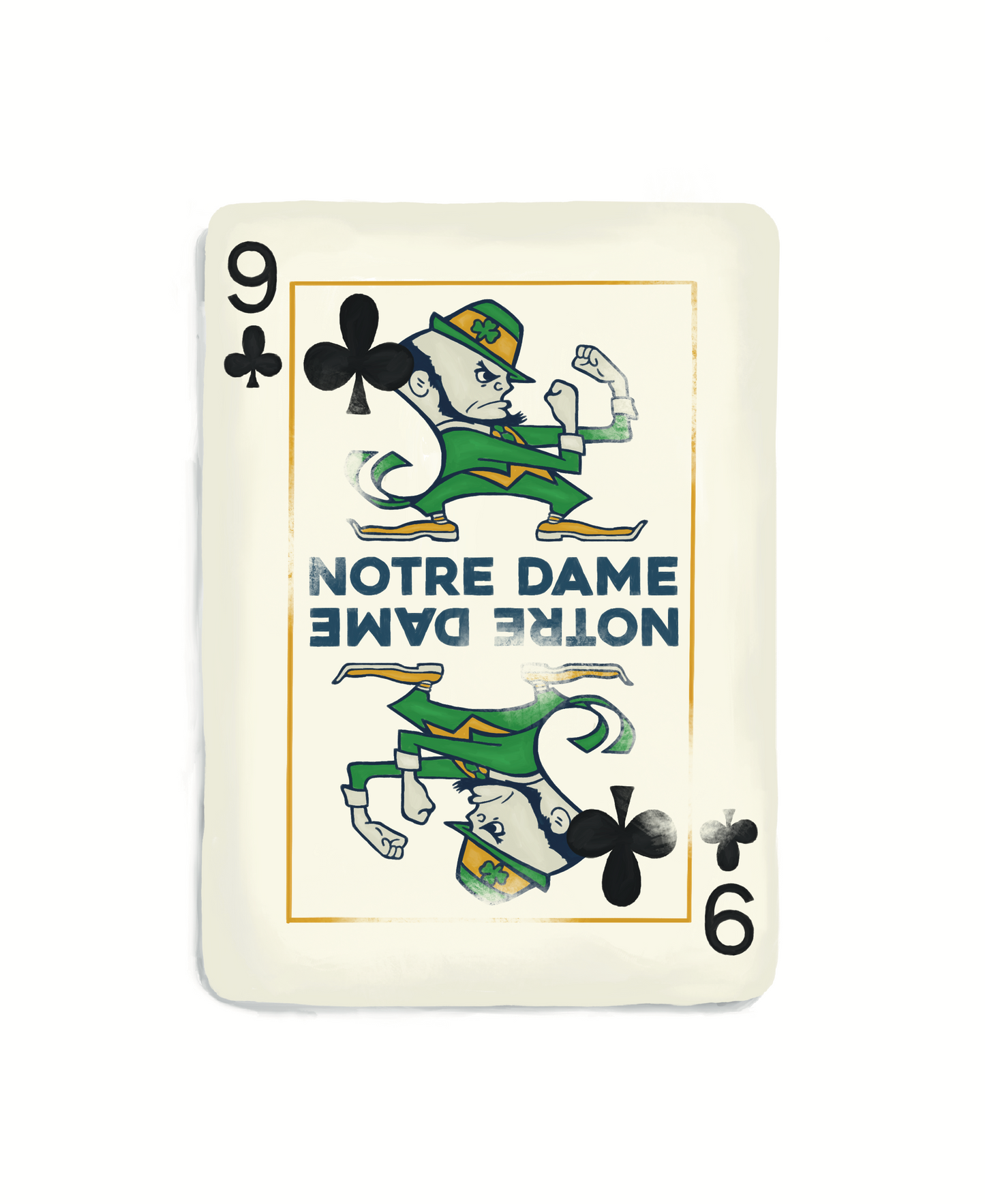 Notre Dame wall art featuring abstract artwork