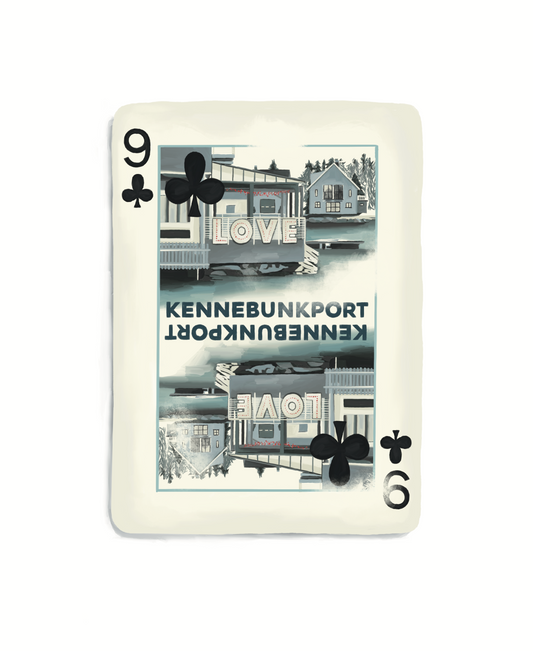 Kennebunkport wall art featuring abstract artwork